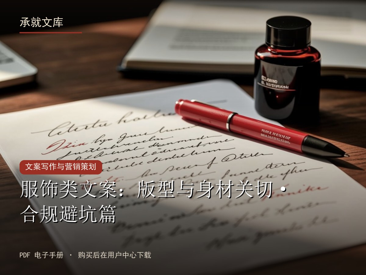 服饰类文案：版型与身材关切·合规避坑篇