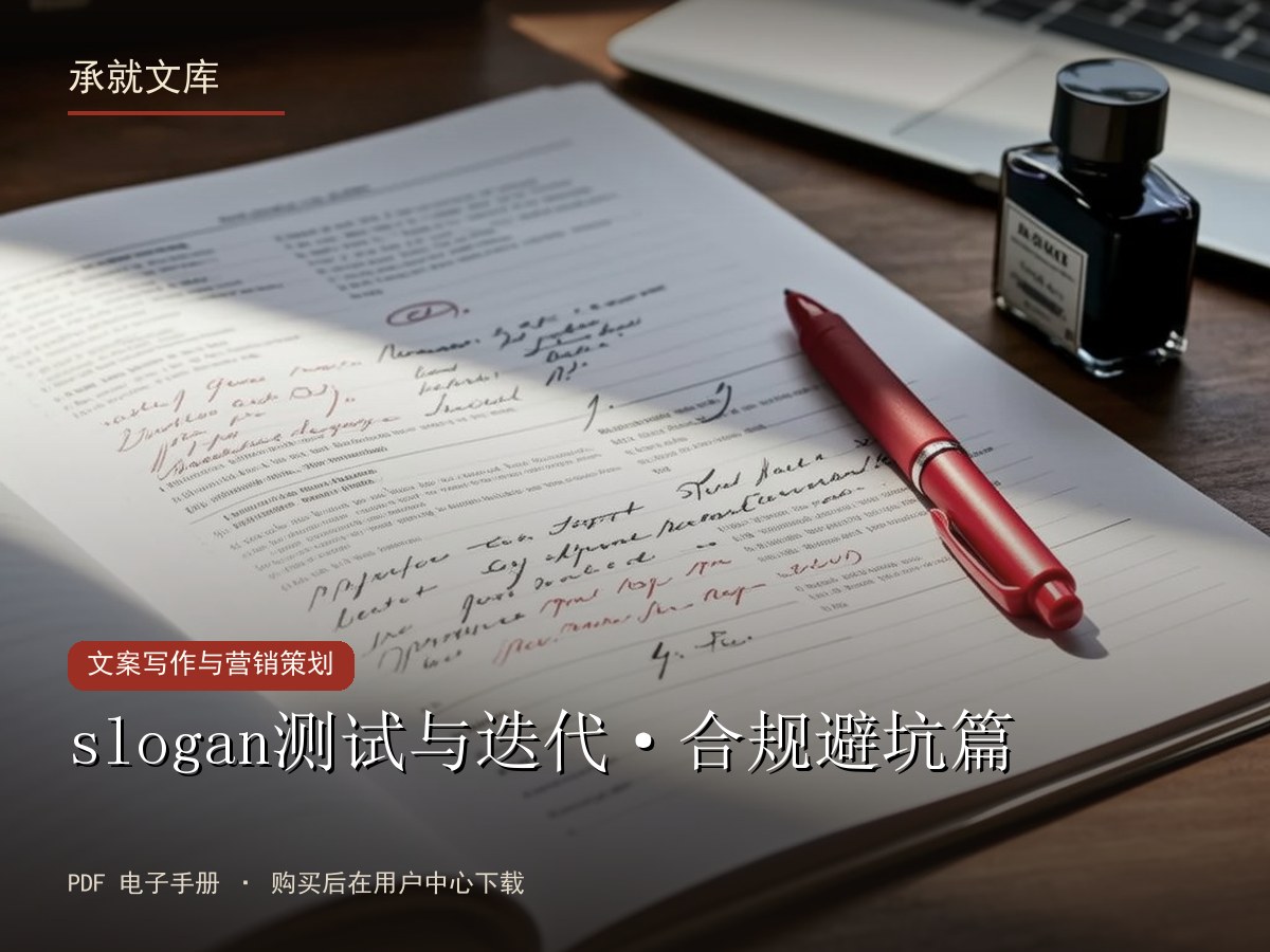 slogan测试与迭代·合规避坑篇