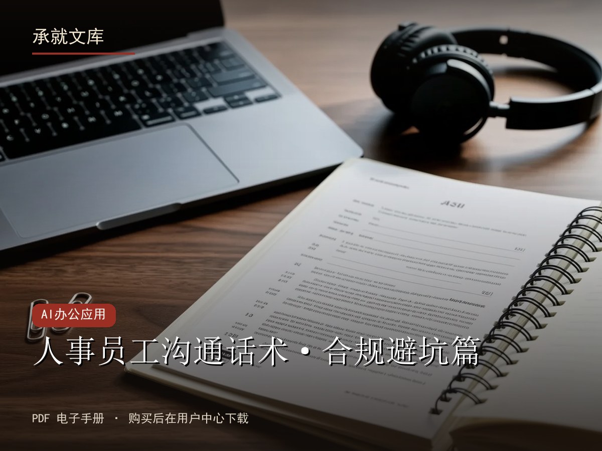 人事员工沟通话术·合规避坑篇