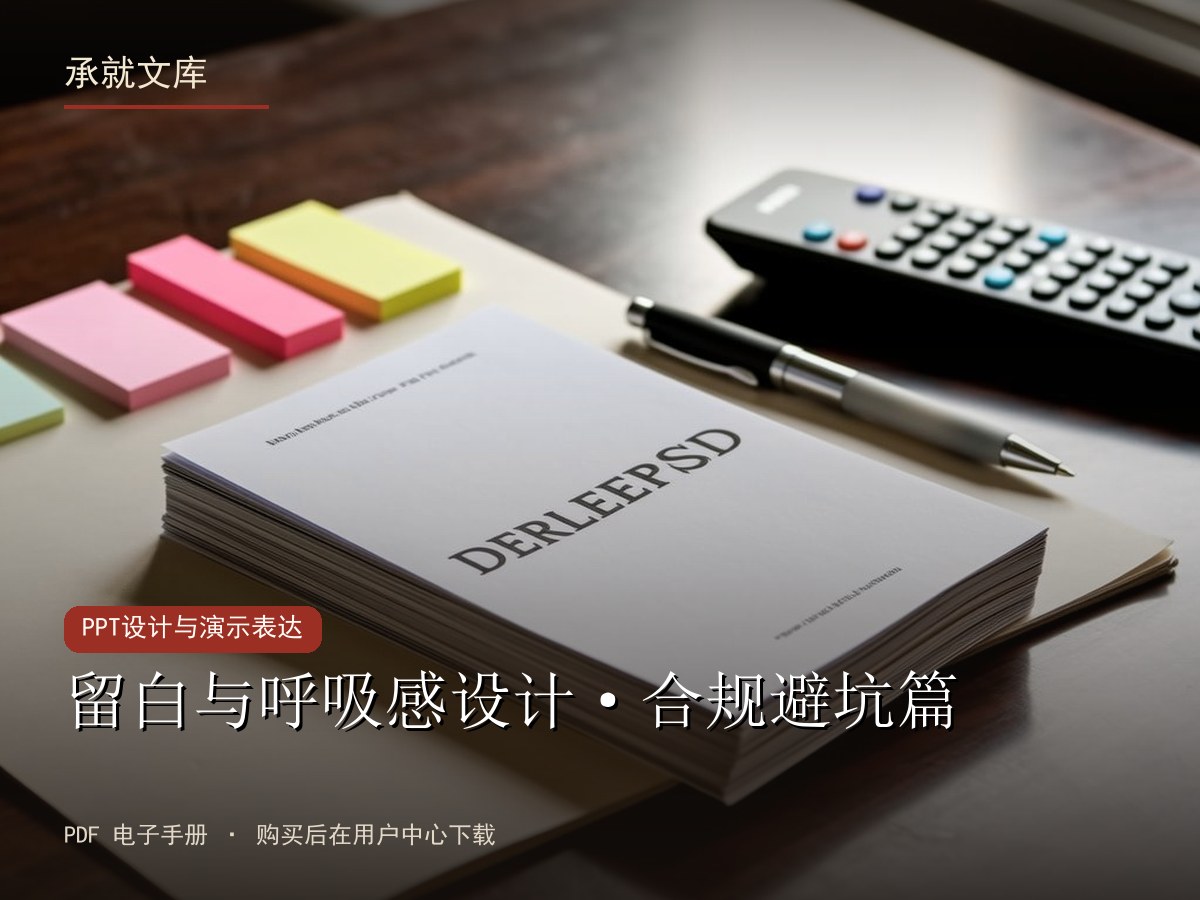 留白与呼吸感设计·合规避坑篇
