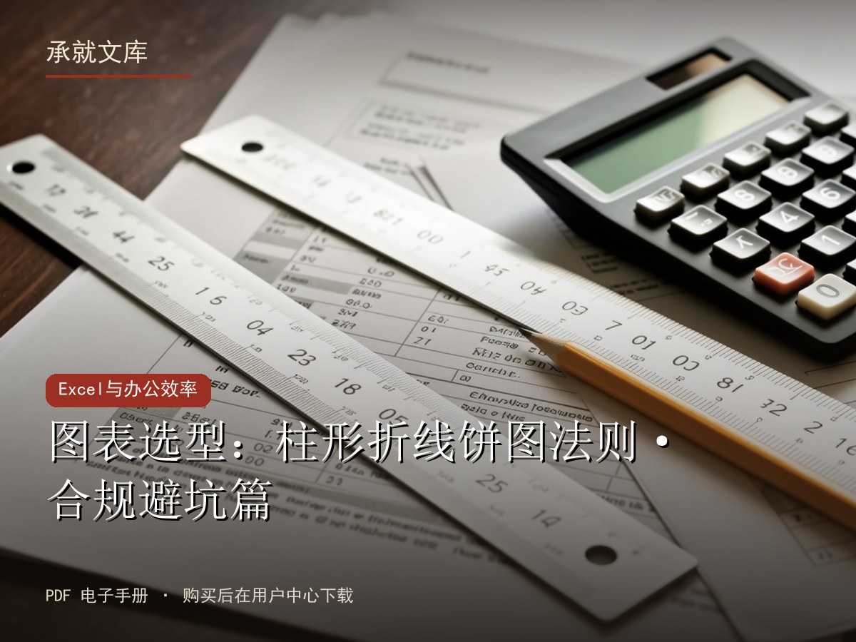 图表选型：柱形折线饼图法则·合规避坑篇