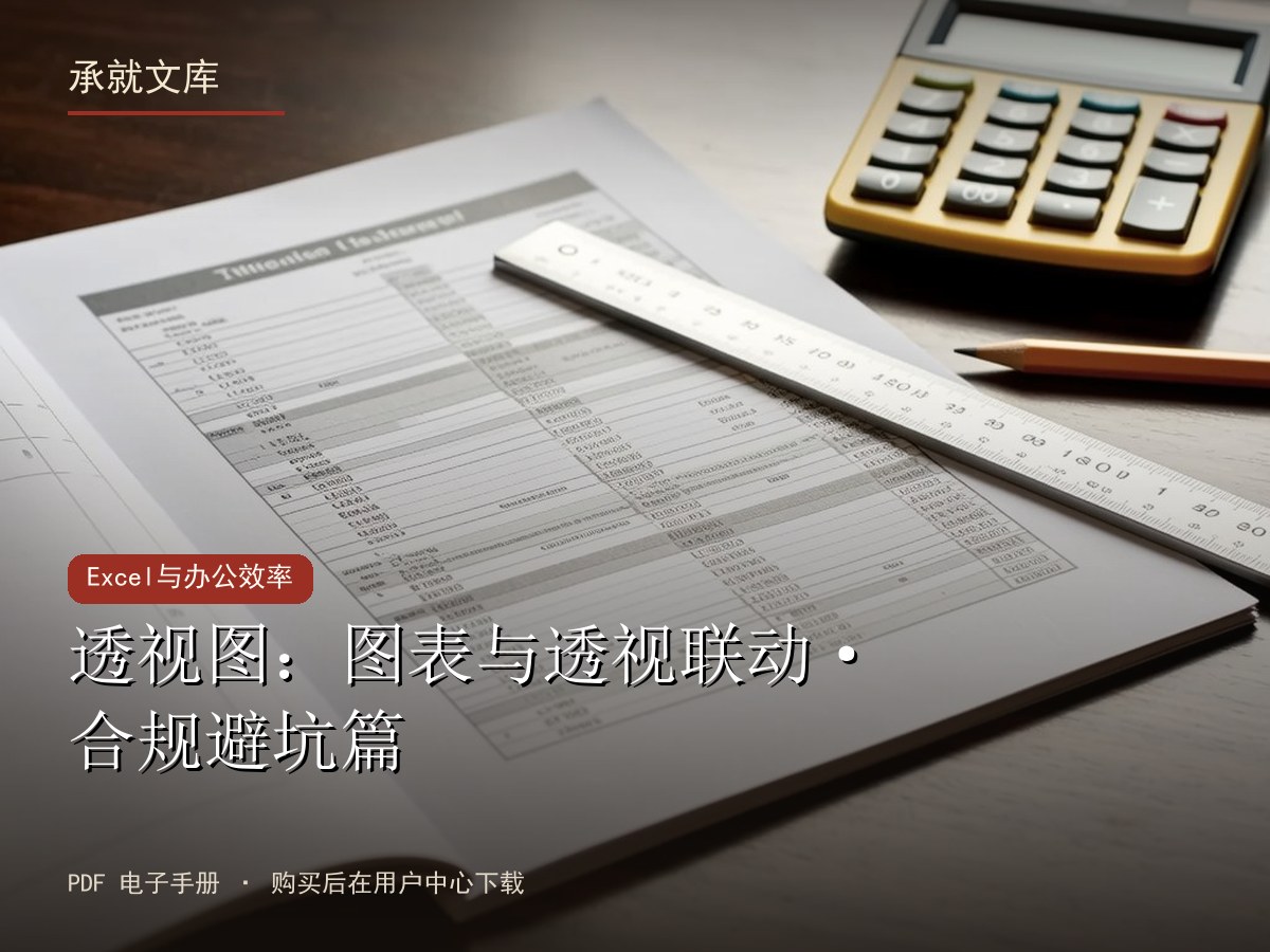 透视图：图表与透视联动·合规避坑篇