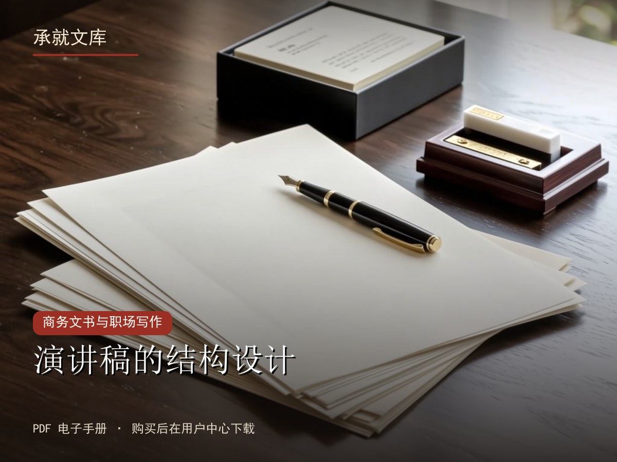 演讲稿的结构设计