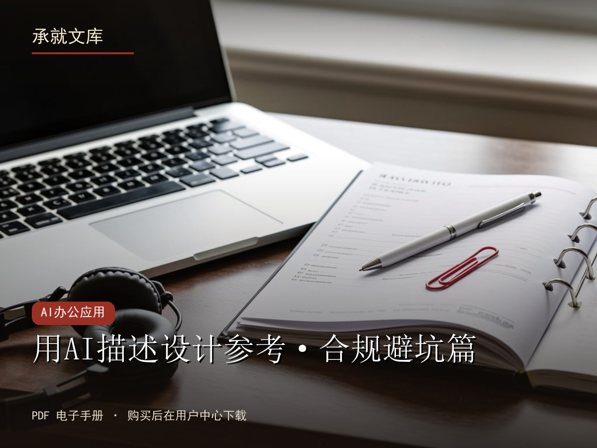 用AI描述设计参考·合规避坑篇
