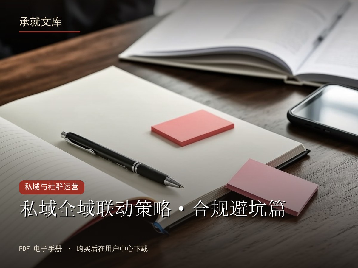 私域全域联动策略·合规避坑篇