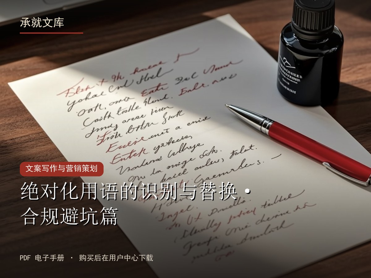 绝对化用语的识别与替换·合规避坑篇