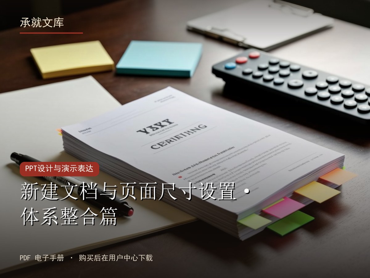 新建文档与页面尺寸设置·体系整合篇