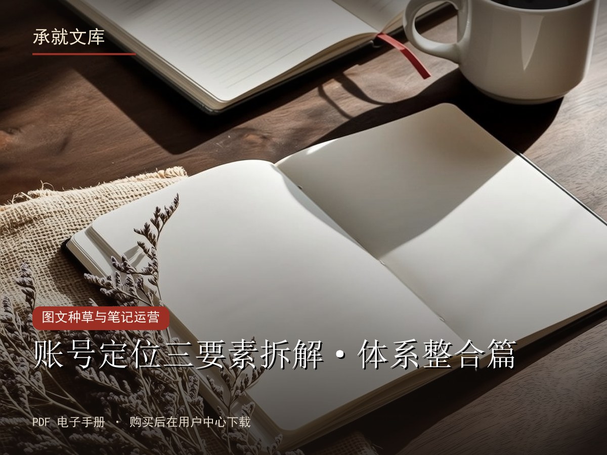 账号定位三要素拆解·体系整合篇