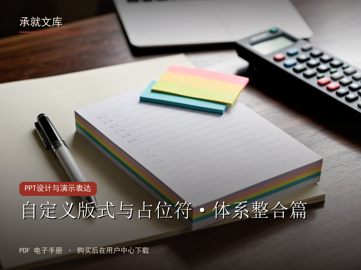 自定义版式与占位符·体系整合篇