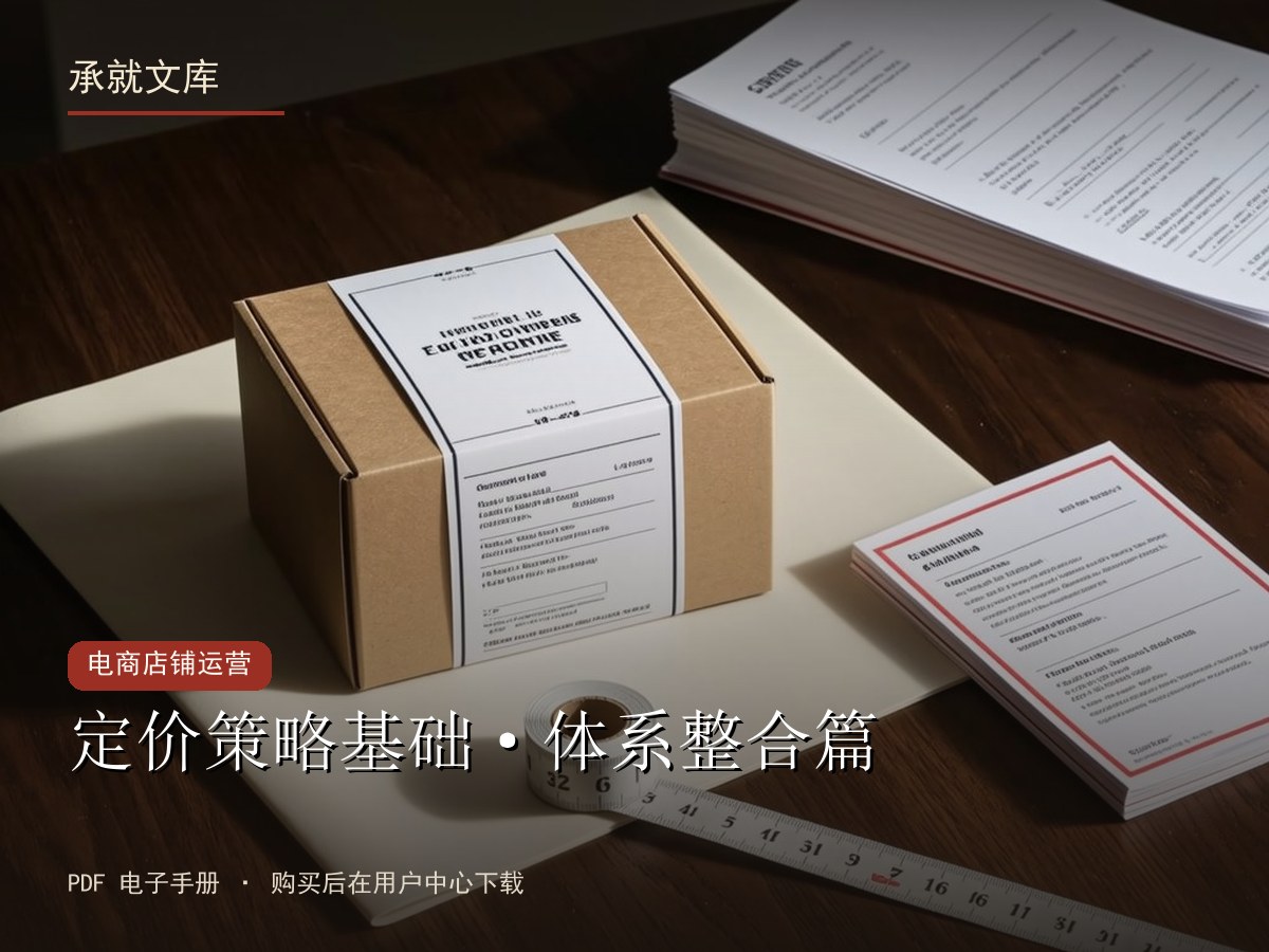 定价策略基础·体系整合篇