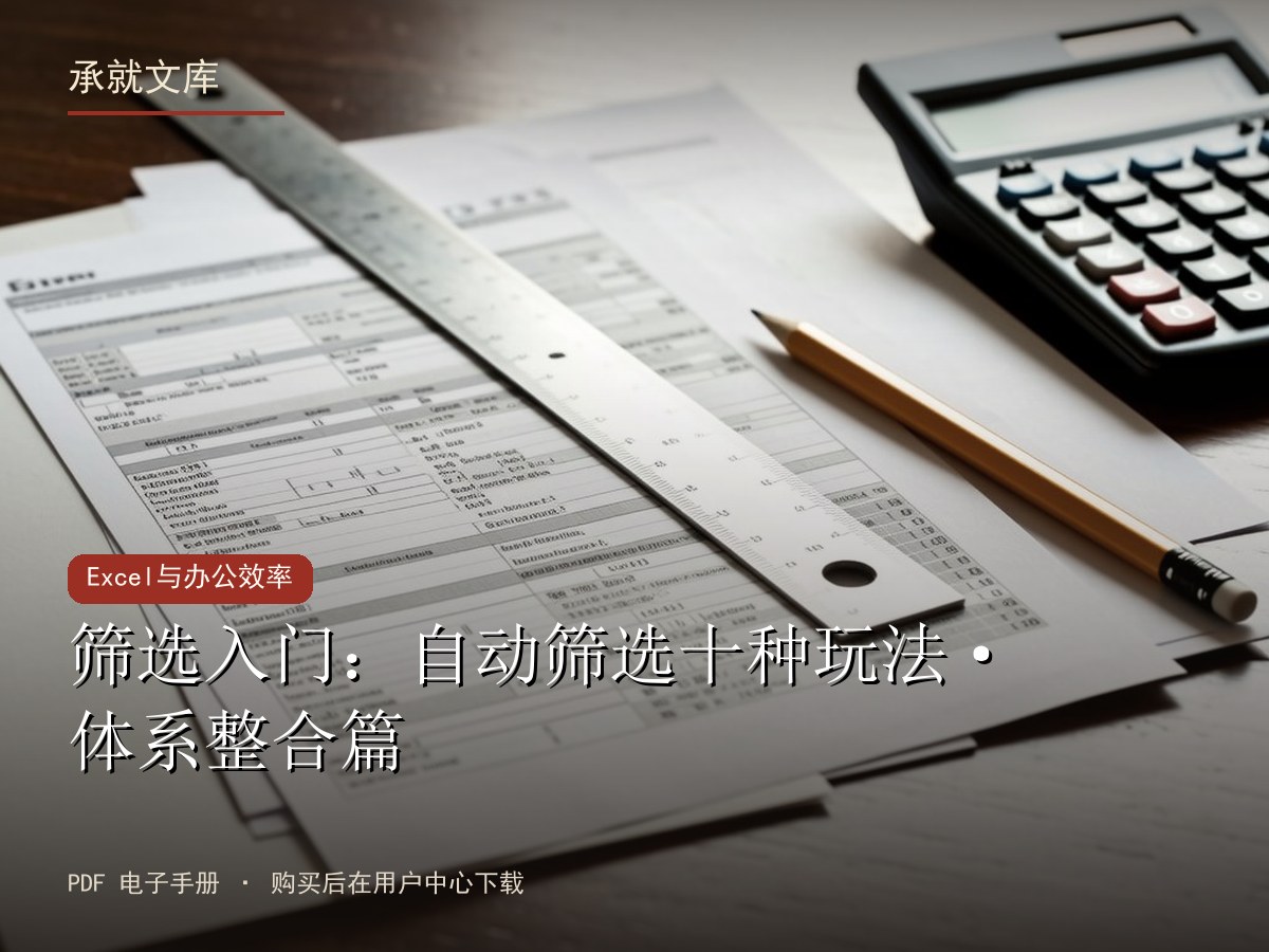 筛选入门：自动筛选十种玩法·体系整合篇