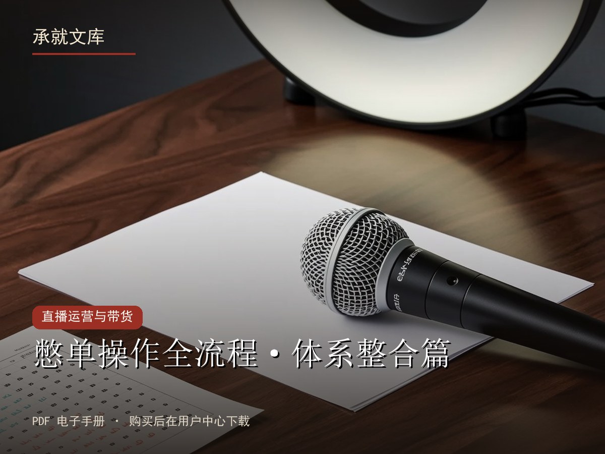 憋单操作全流程·体系整合篇