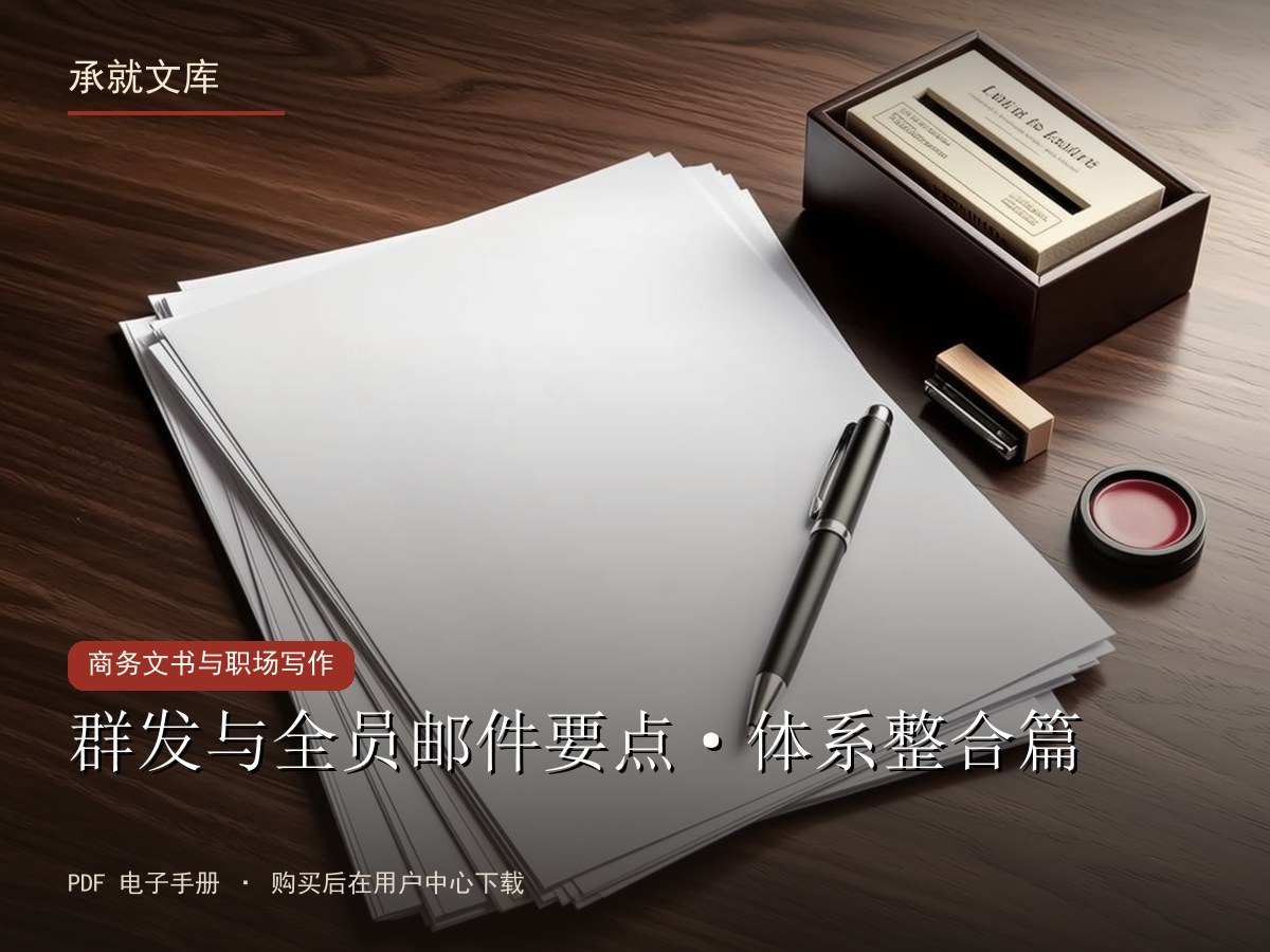 群发与全员邮件要点·体系整合篇