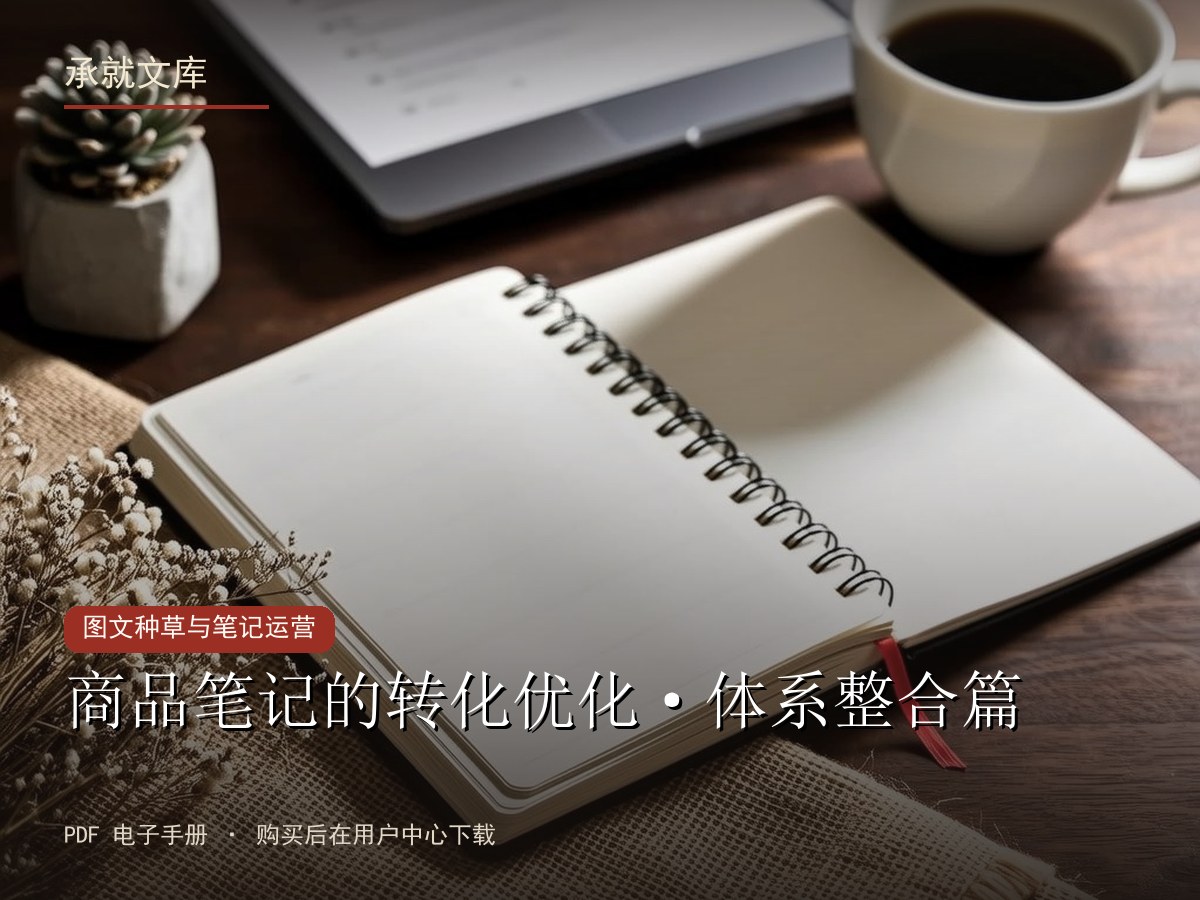 商品笔记的转化优化·体系整合篇