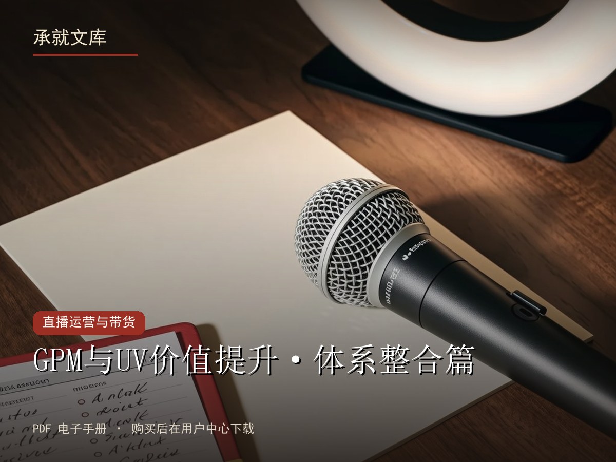 GPM与UV价值提升·体系整合篇