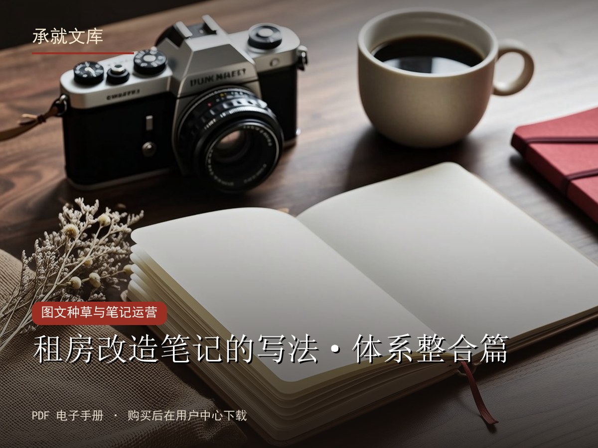 租房改造笔记的写法·体系整合篇