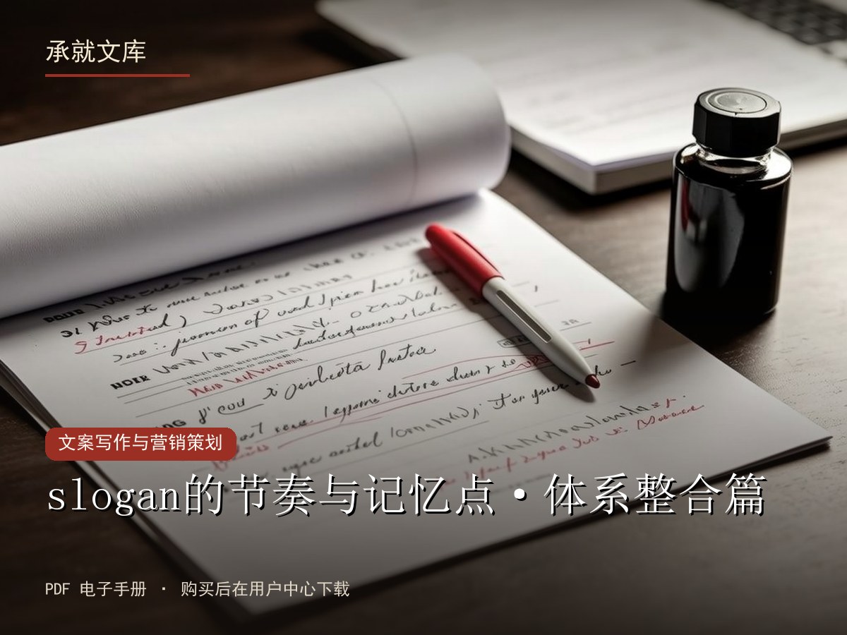 slogan的节奏与记忆点·体系整合篇