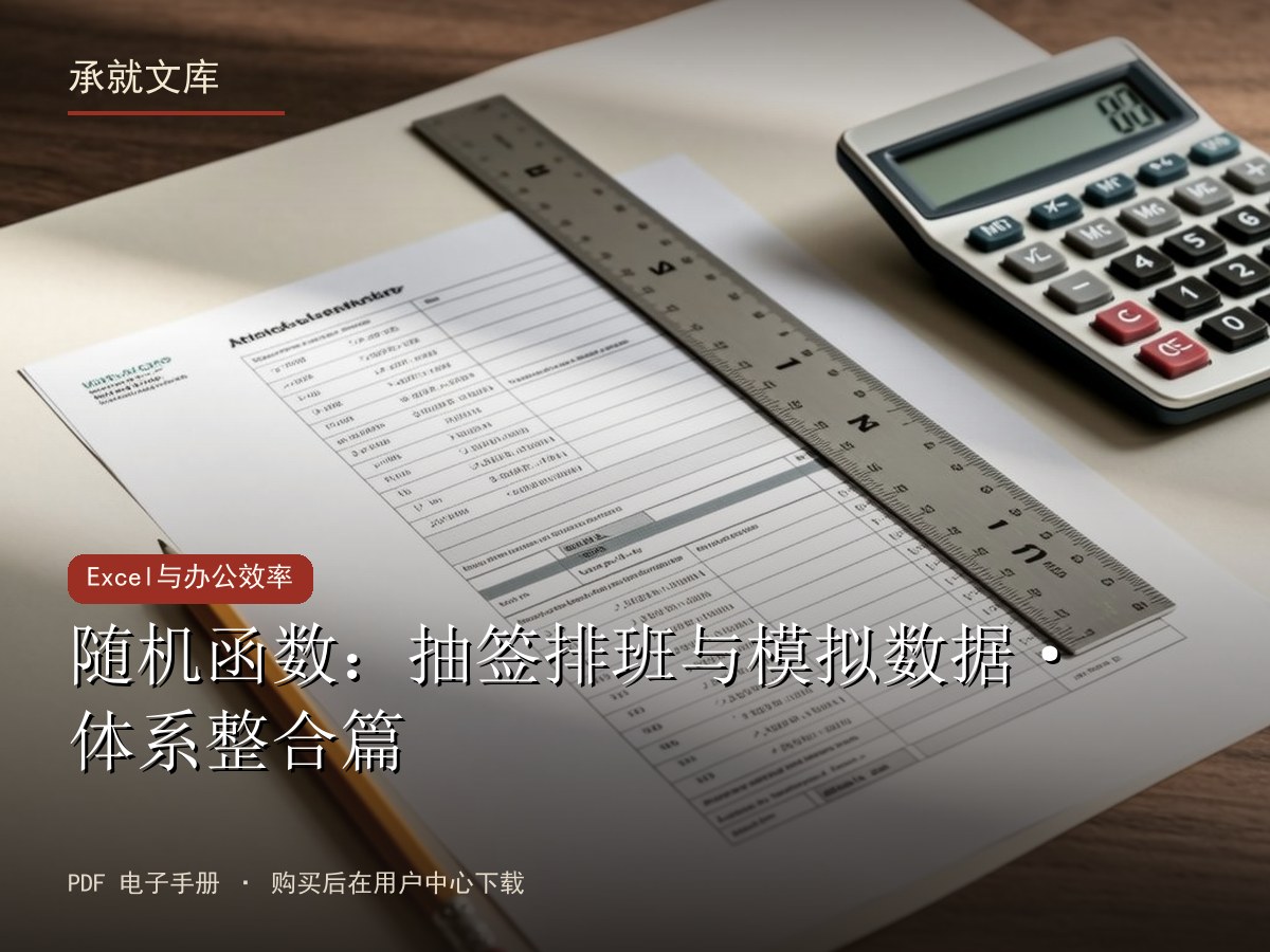 随机函数：抽签排班与模拟数据·体系整合篇