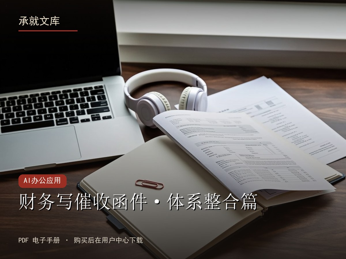 财务写催收函件·体系整合篇
