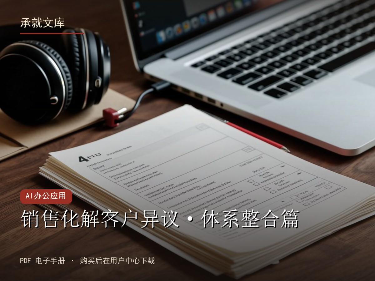 销售化解客户异议·体系整合篇