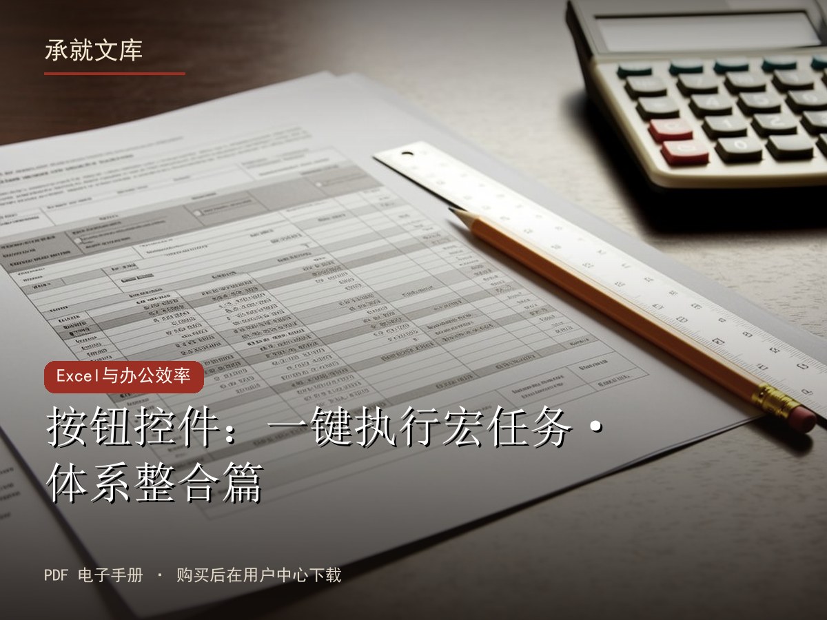按钮控件：一键执行宏任务·体系整合篇