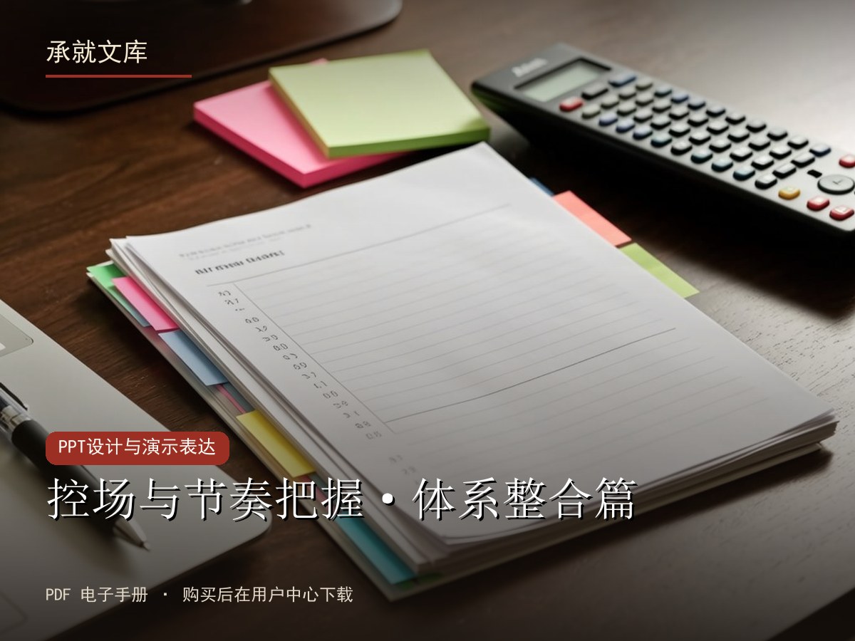 控场与节奏把握·体系整合篇