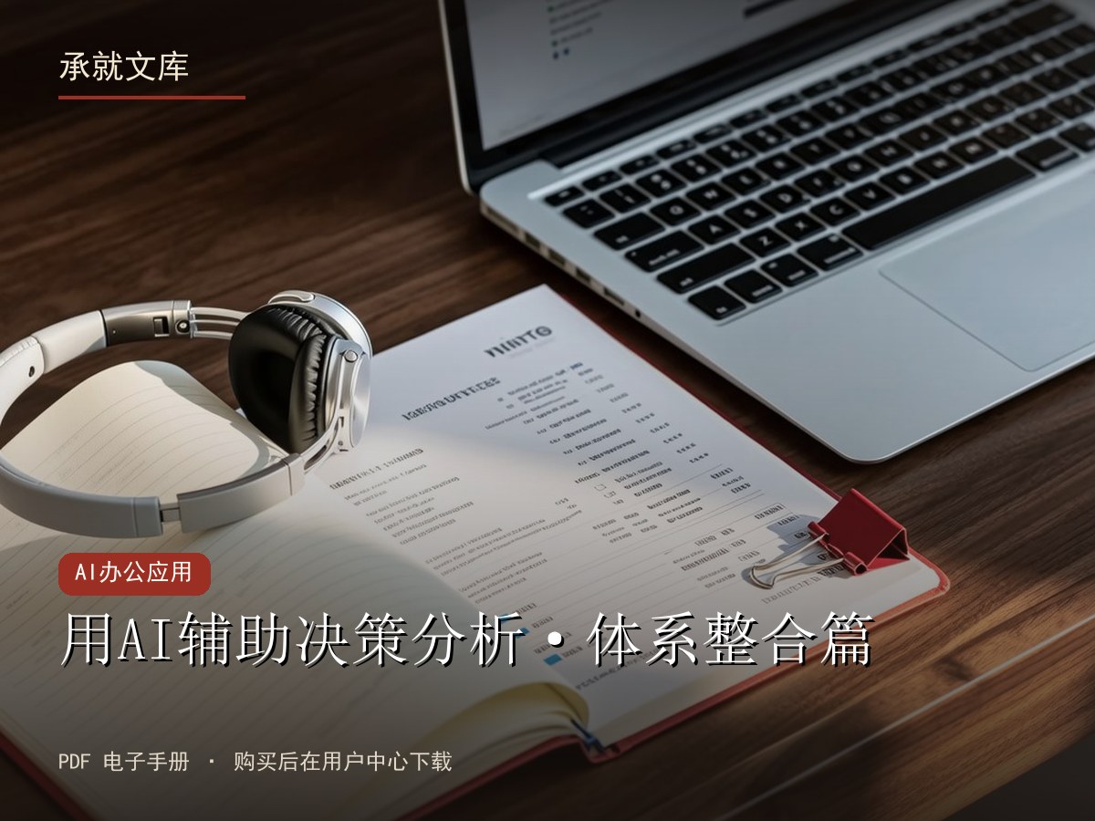 用AI辅助决策分析·体系整合篇