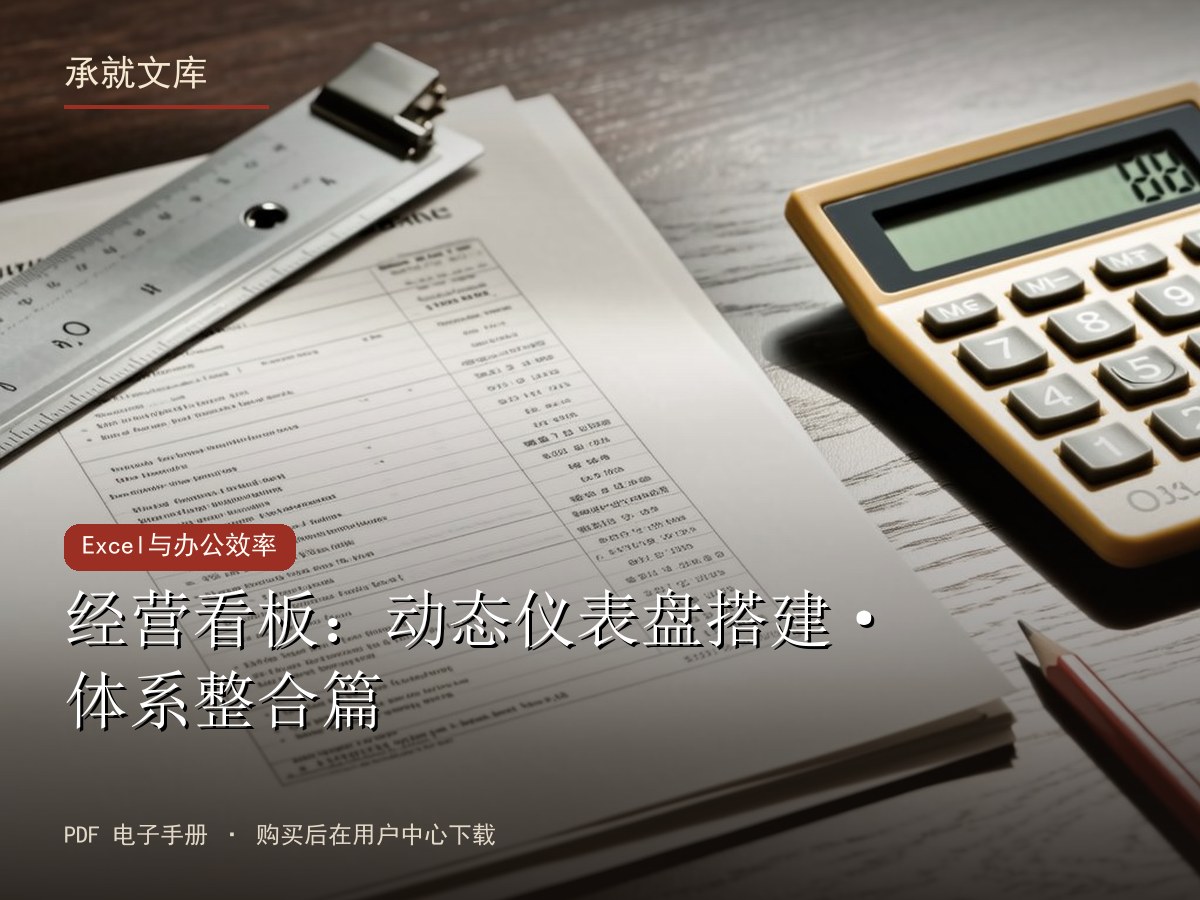 经营看板：动态仪表盘搭建·体系整合篇