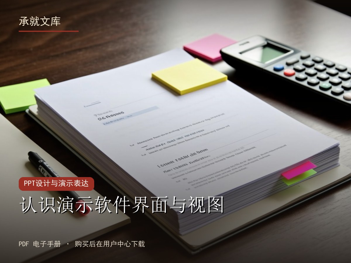 认识演示软件界面与视图