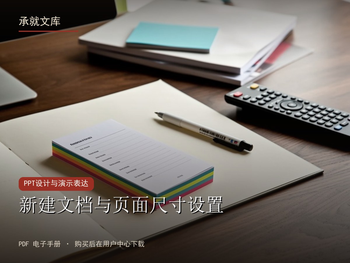 新建文档与页面尺寸设置