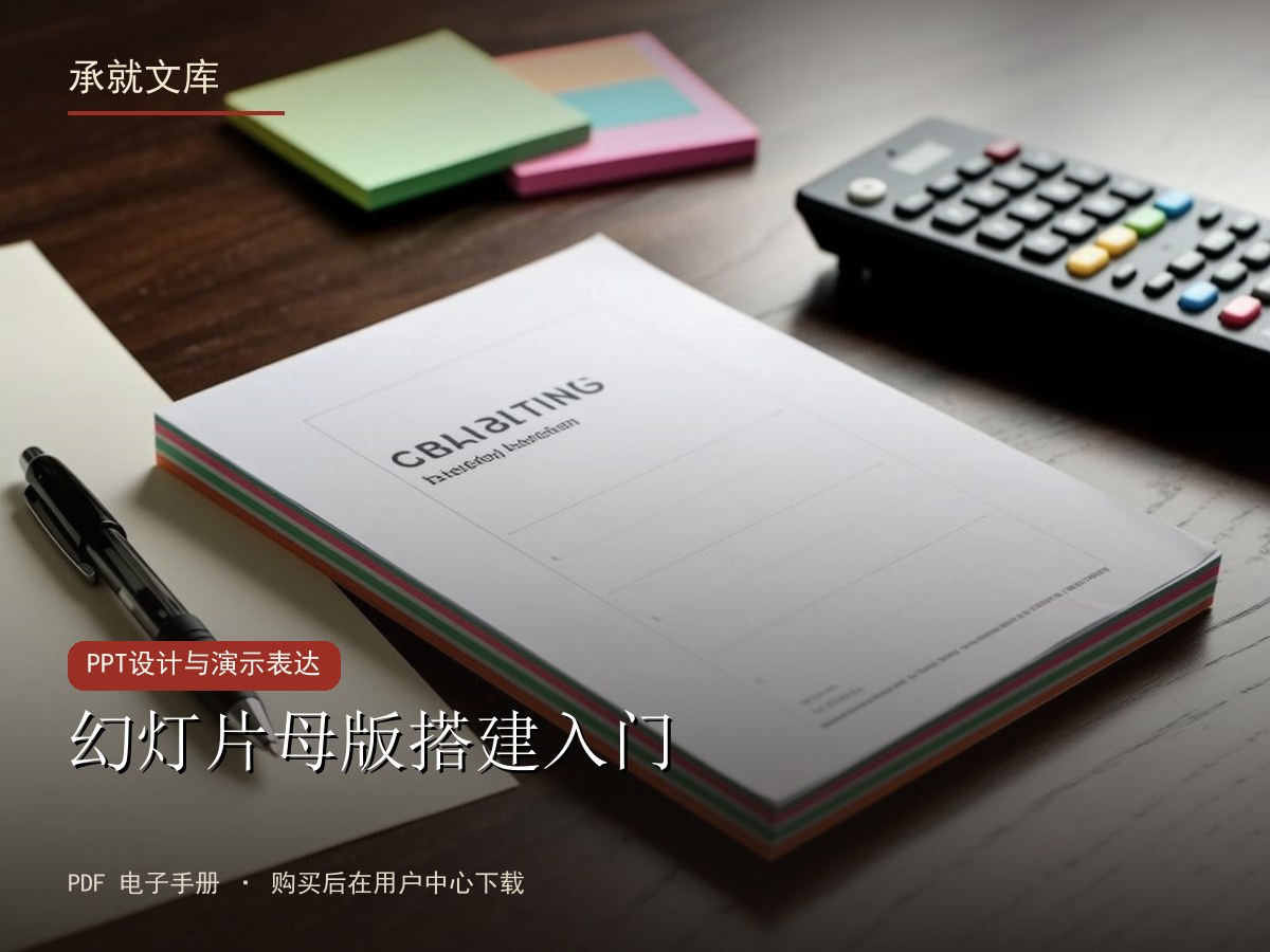 幻灯片母版搭建入门