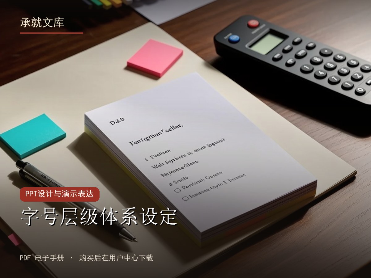 字号层级体系设定