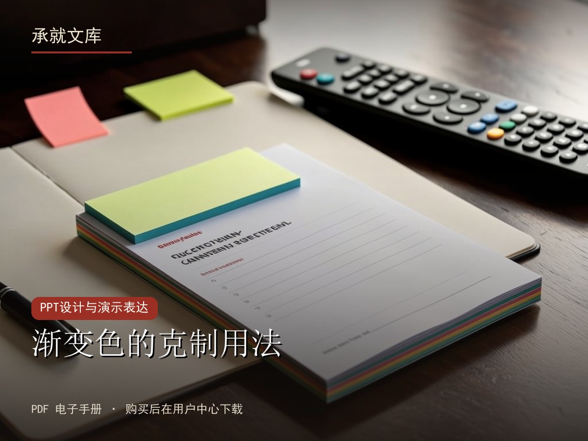渐变色的克制用法