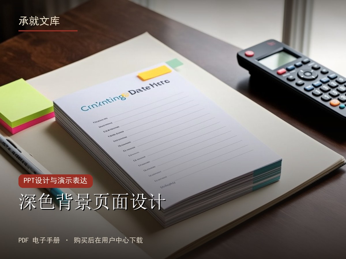 深色背景页面设计