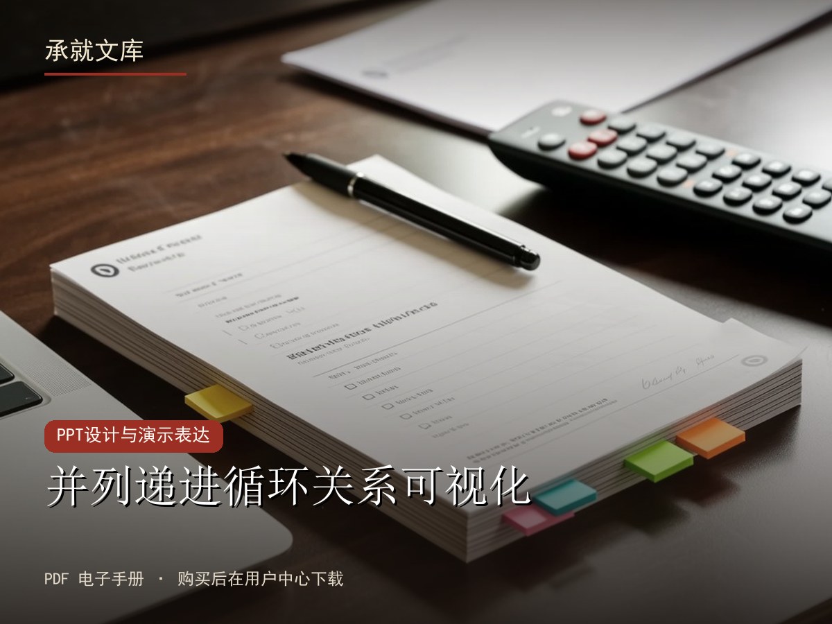 并列递进循环关系可视化