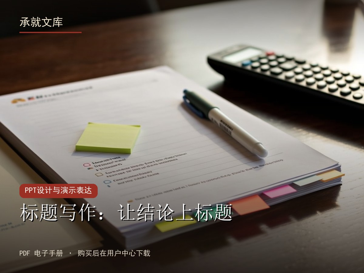 标题写作：让结论上标题