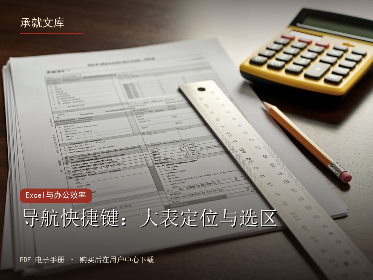 导航快捷键：大表定位与选区