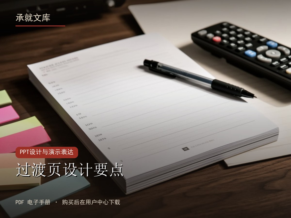 过渡页设计要点