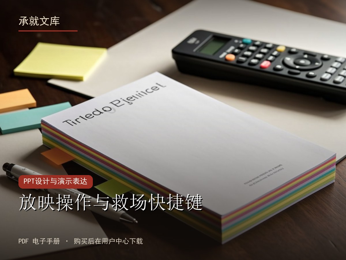 放映操作与救场快捷键