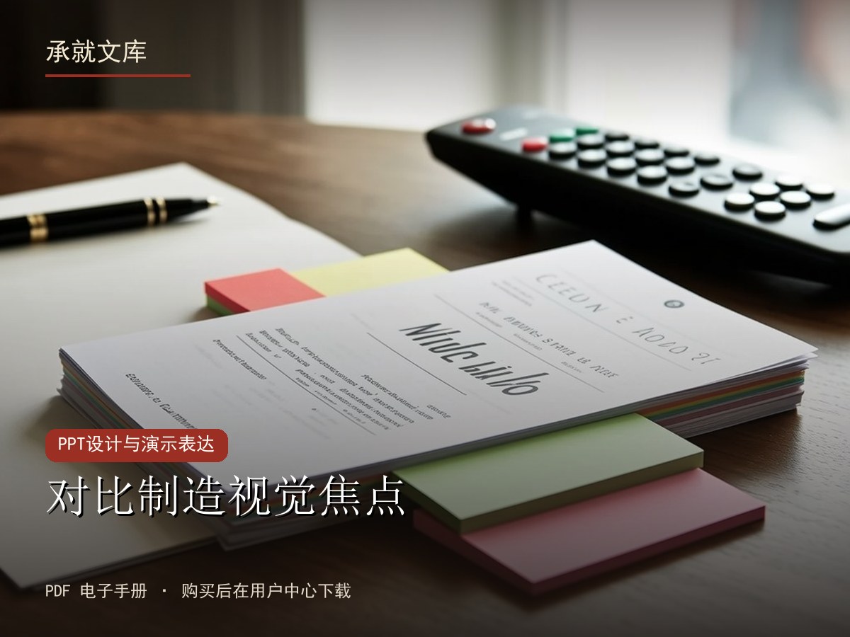 对比制造视觉焦点