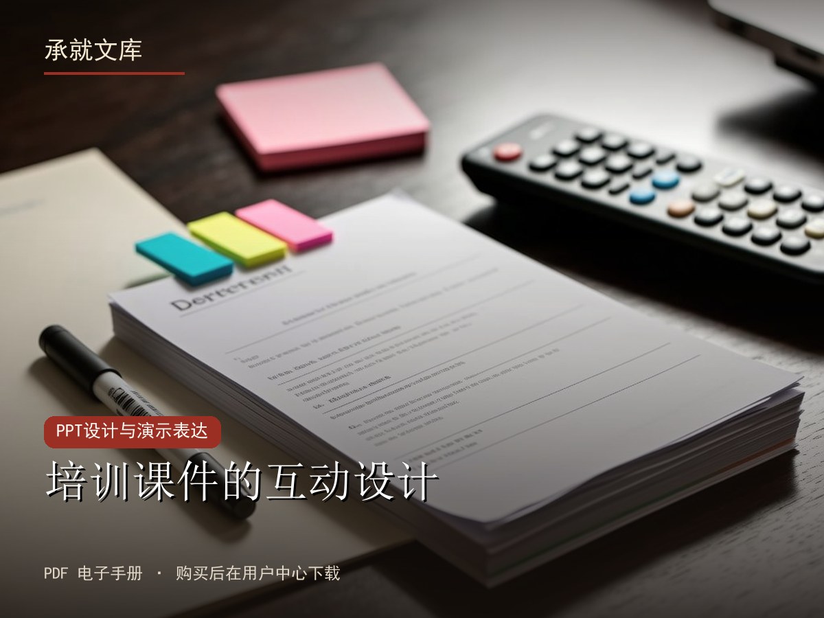 培训课件的互动设计