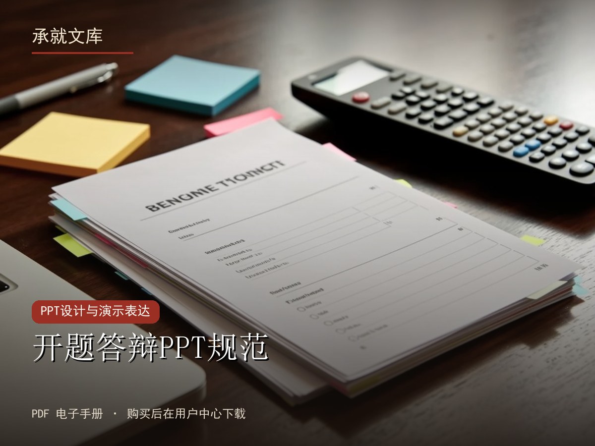 开题答辩PPT规范