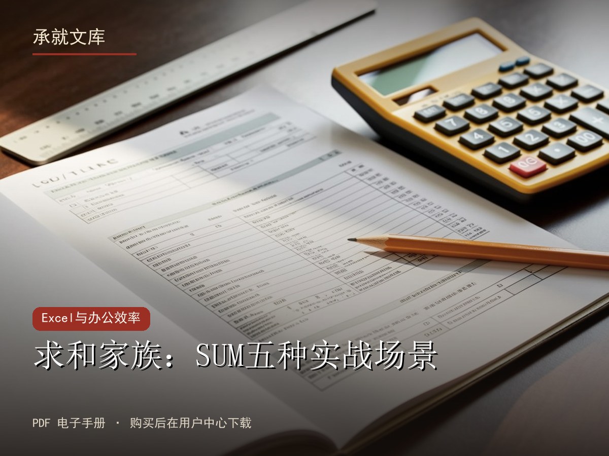 求和家族：SUM五种实战场景