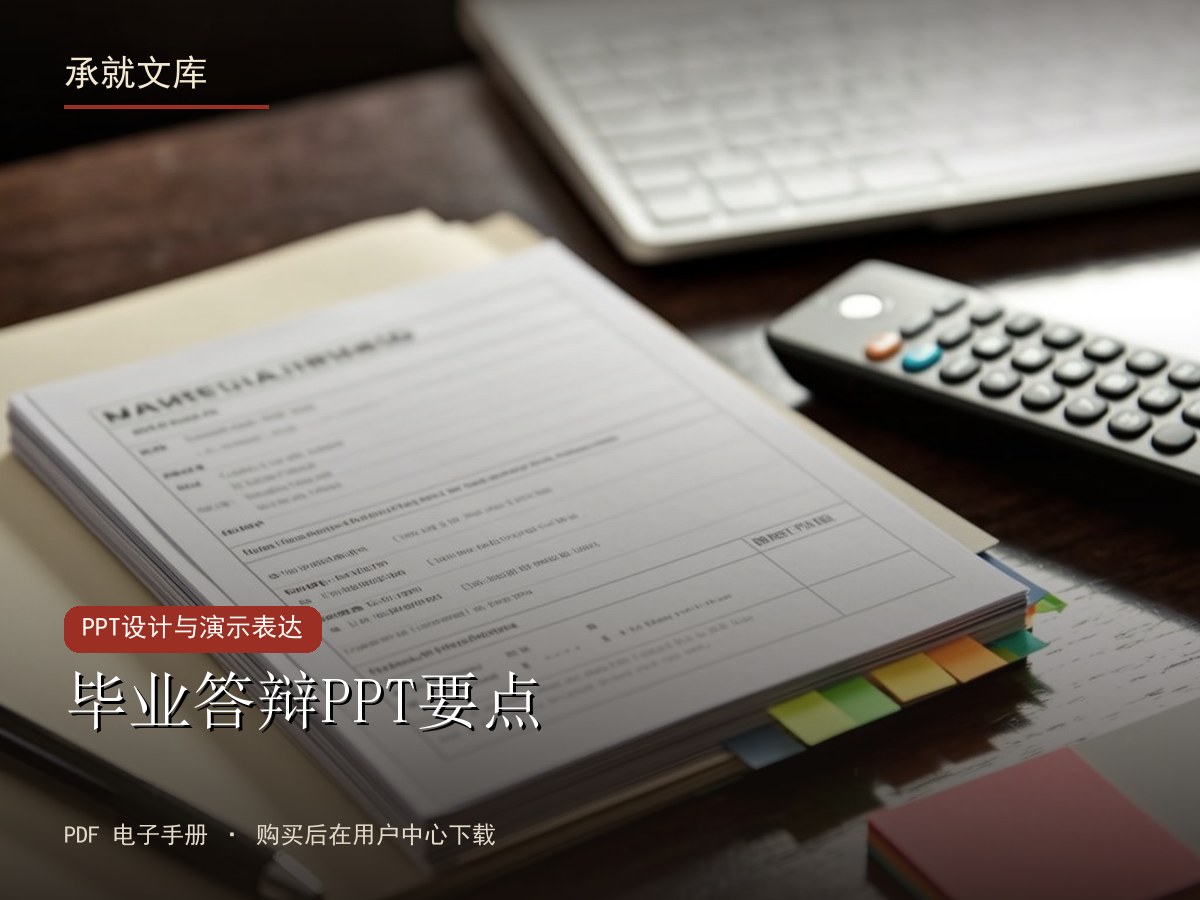 毕业答辩PPT要点