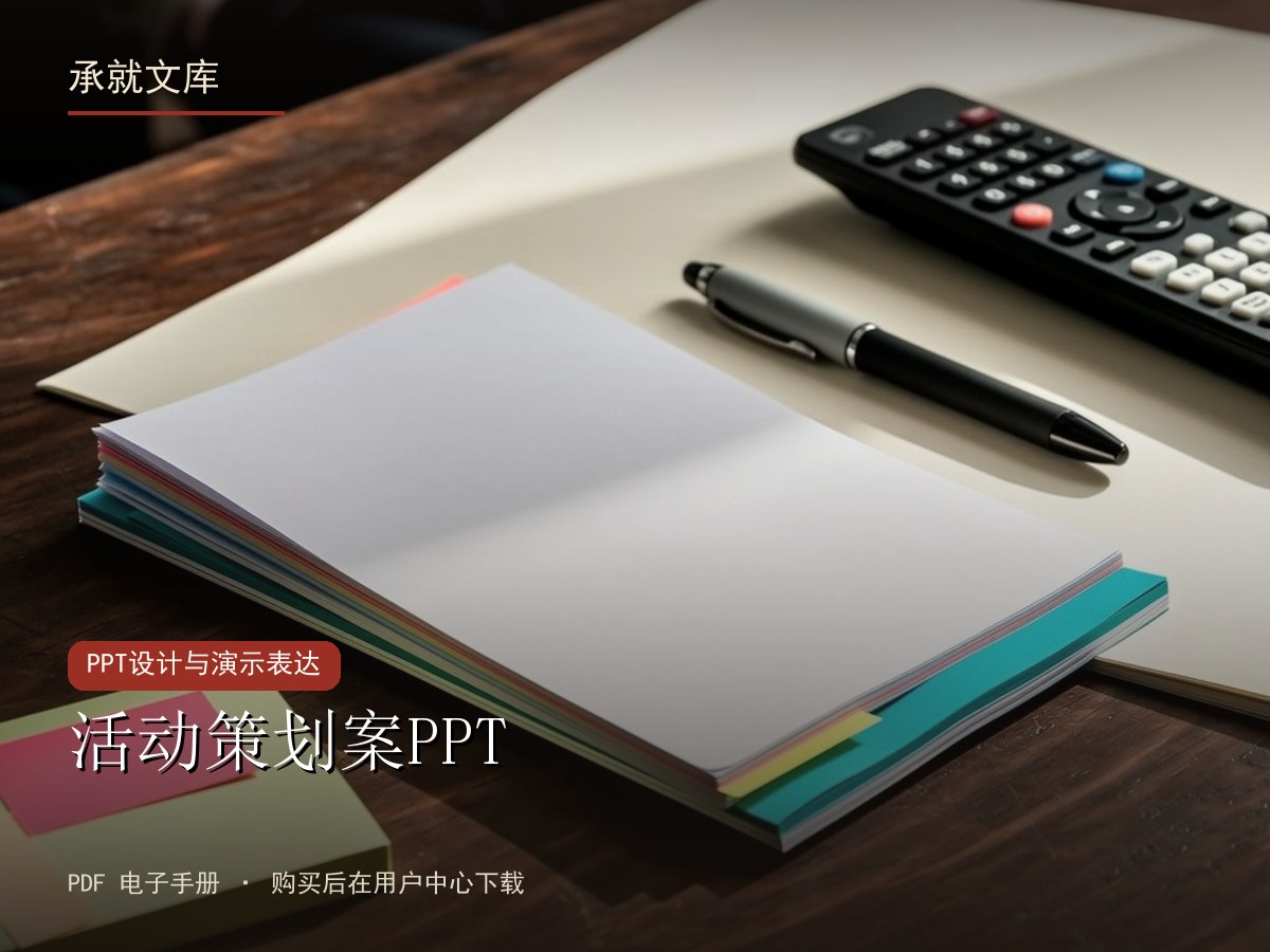 活动策划案PPT