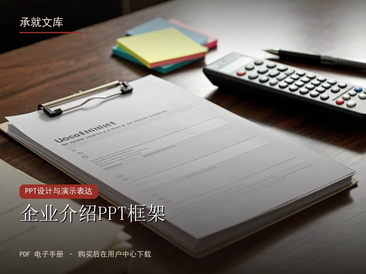 企业介绍PPT框架