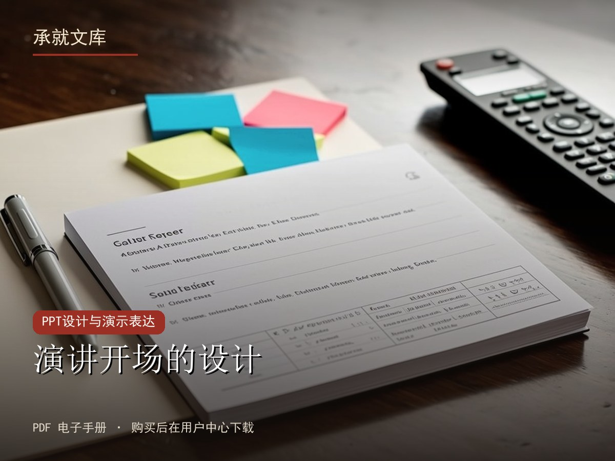 演讲开场的设计