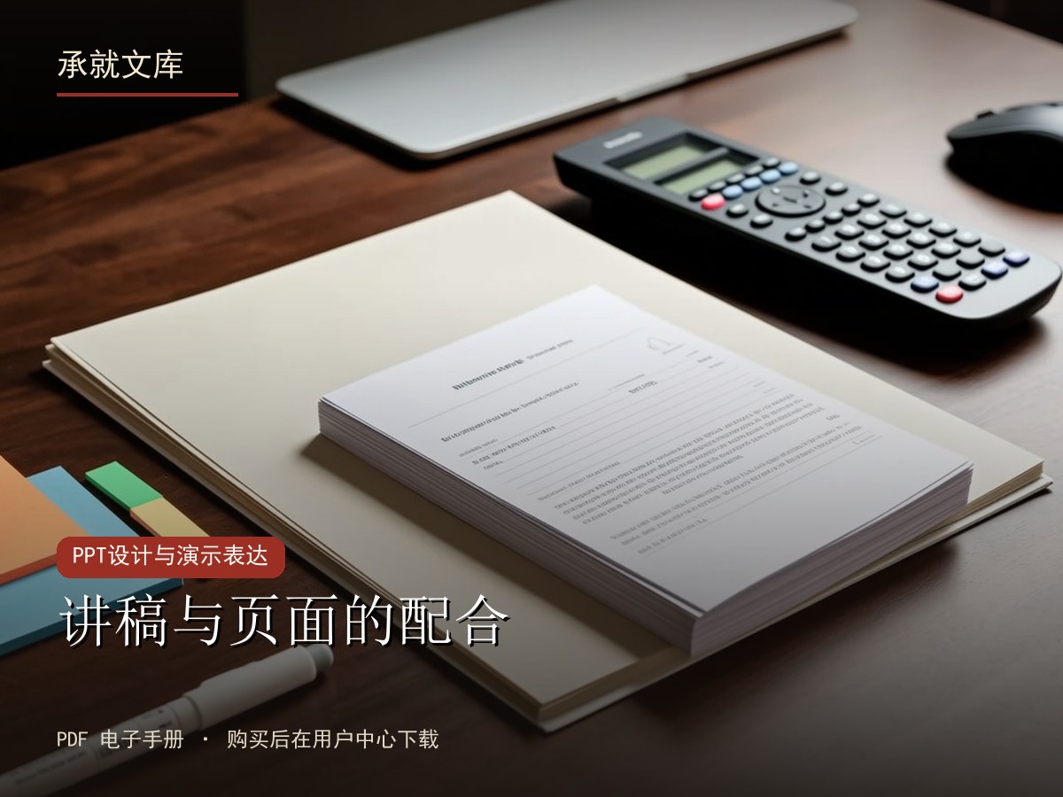 讲稿与页面的配合