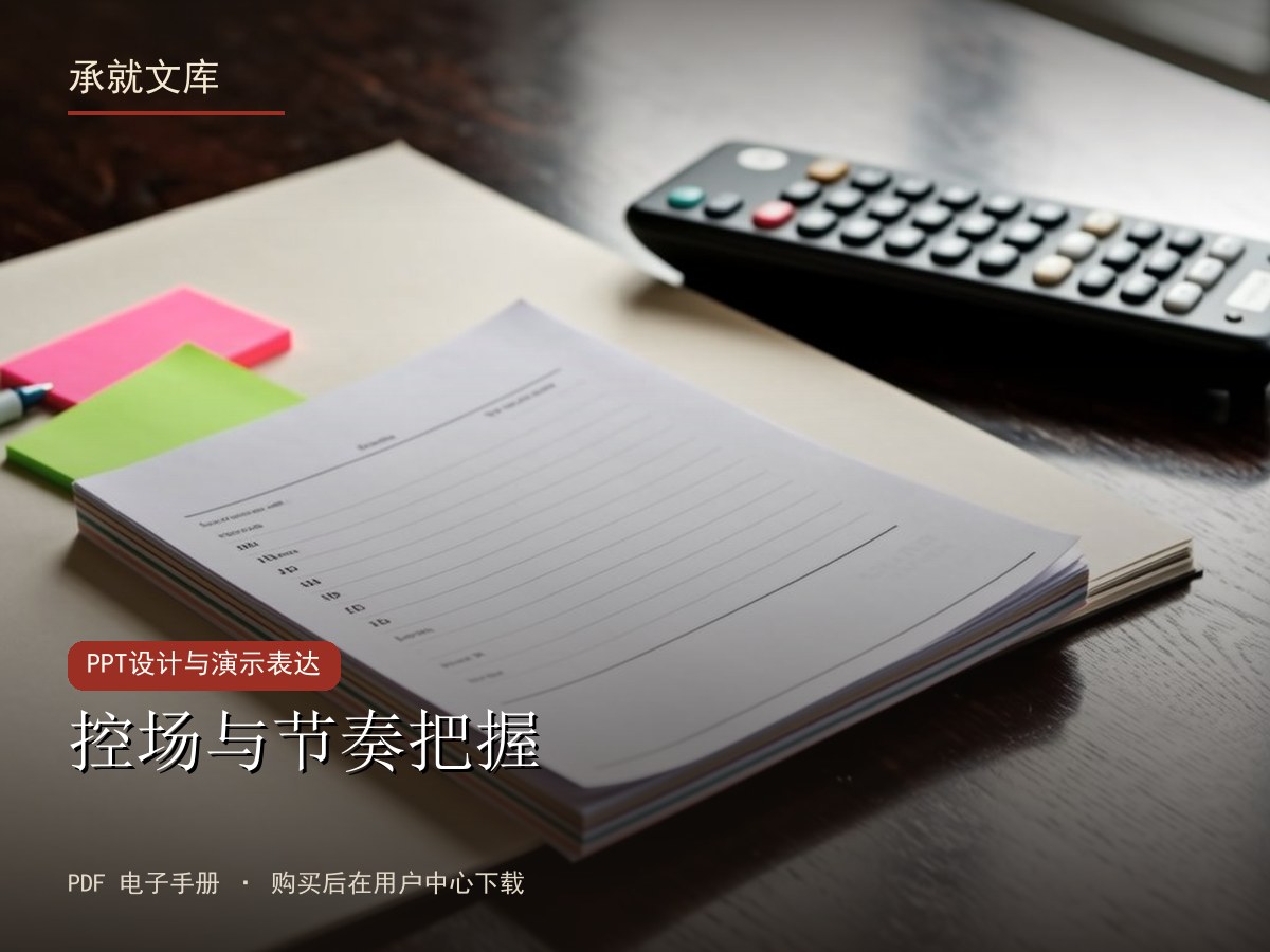 控场与节奏把握