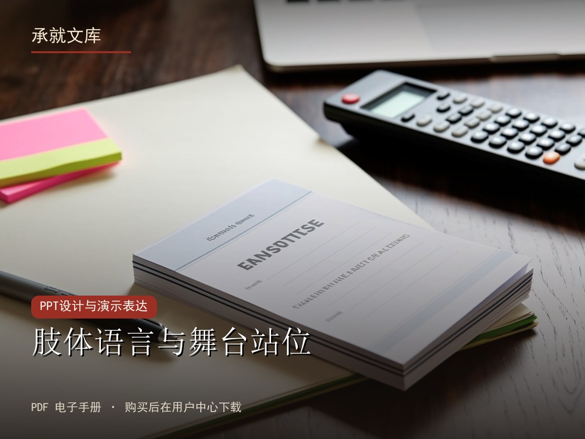 肢体语言与舞台站位